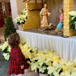 Child at manger